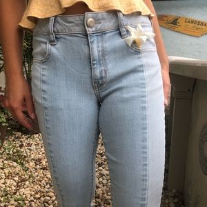 SOLD ON DEPOP American Eagle two tone jeggings